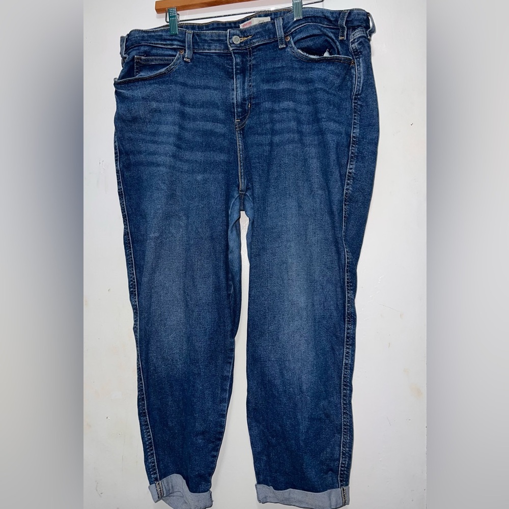 signature Levi strauss heritage boyfriend ankle jeans